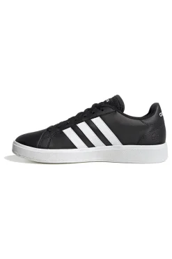 Adidas Grand Court Base 2 Schwarze Sneaker mit weißen 3-Streifen