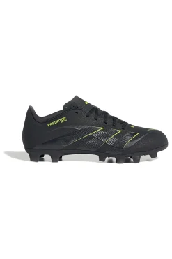 Adidas Predator Club FG/MG Schwarze Fußballschuhe mit Limettendetails