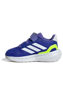 Adidas RUNFALCON 5 EL I Blauer Klett-Sneaker
