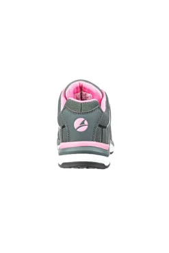 Albatros Twist Pink WNS Low S1P ESD HRO SRC Sicherheitsschuhe in Grau und Rosa
