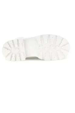 Anfibi bianchi platform tomaia ricamata Freddy S2617FY7691