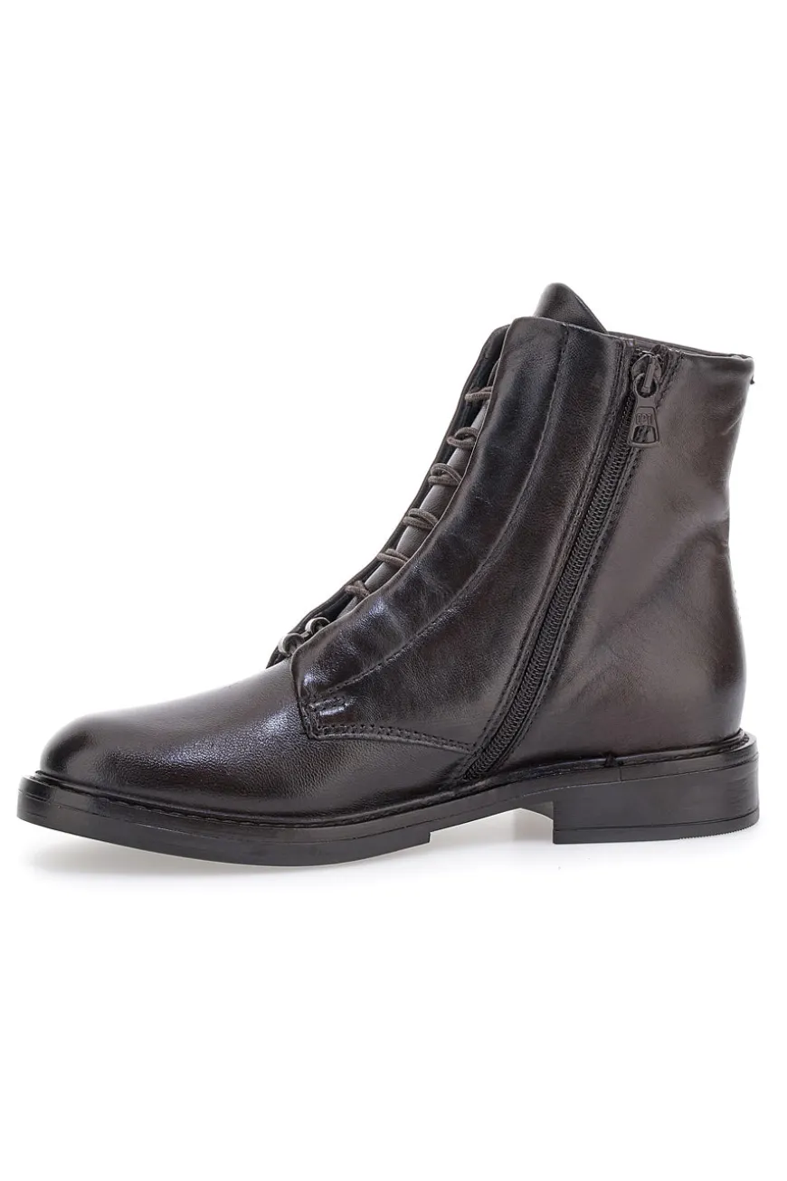 Anfibi moka in vera pelle Pittarello Must have T81224