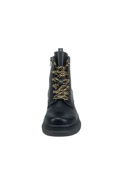 Anfibi neri caldi con zip e suola carrarmato Bagatt D35ANC355000