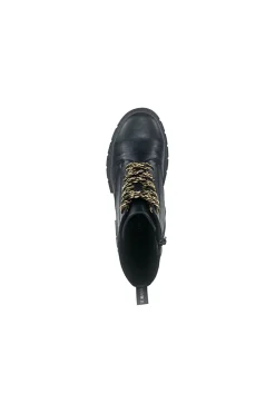 Anfibi neri caldi con zip e suola carrarmato Bagatt D35ANC355000