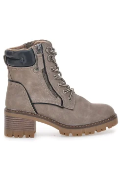 Anfibi taupe con doppia zip e interno caldo Altemberg 7