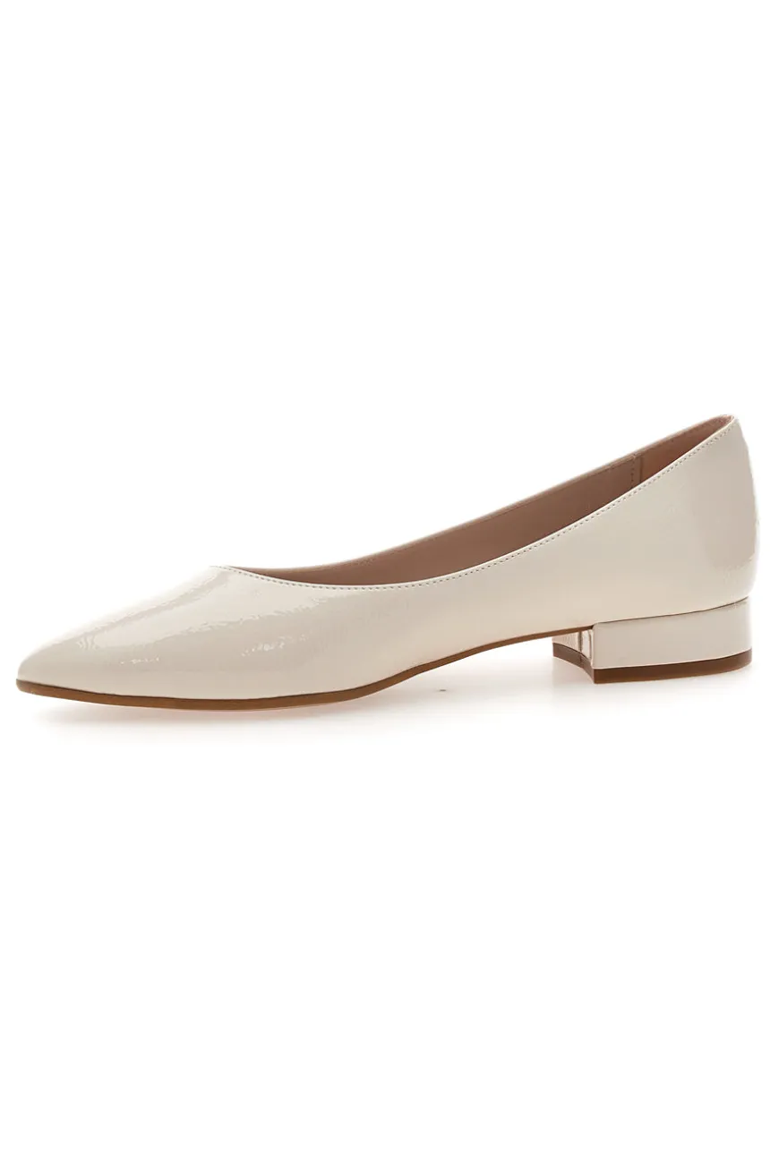Ballerina panna a punta Pittarello Glam 3890