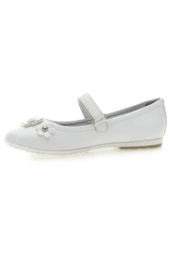 Ballerine Bianche con Cinturino e Clip con Fiori LAURA BIAGIOTTI AG17081