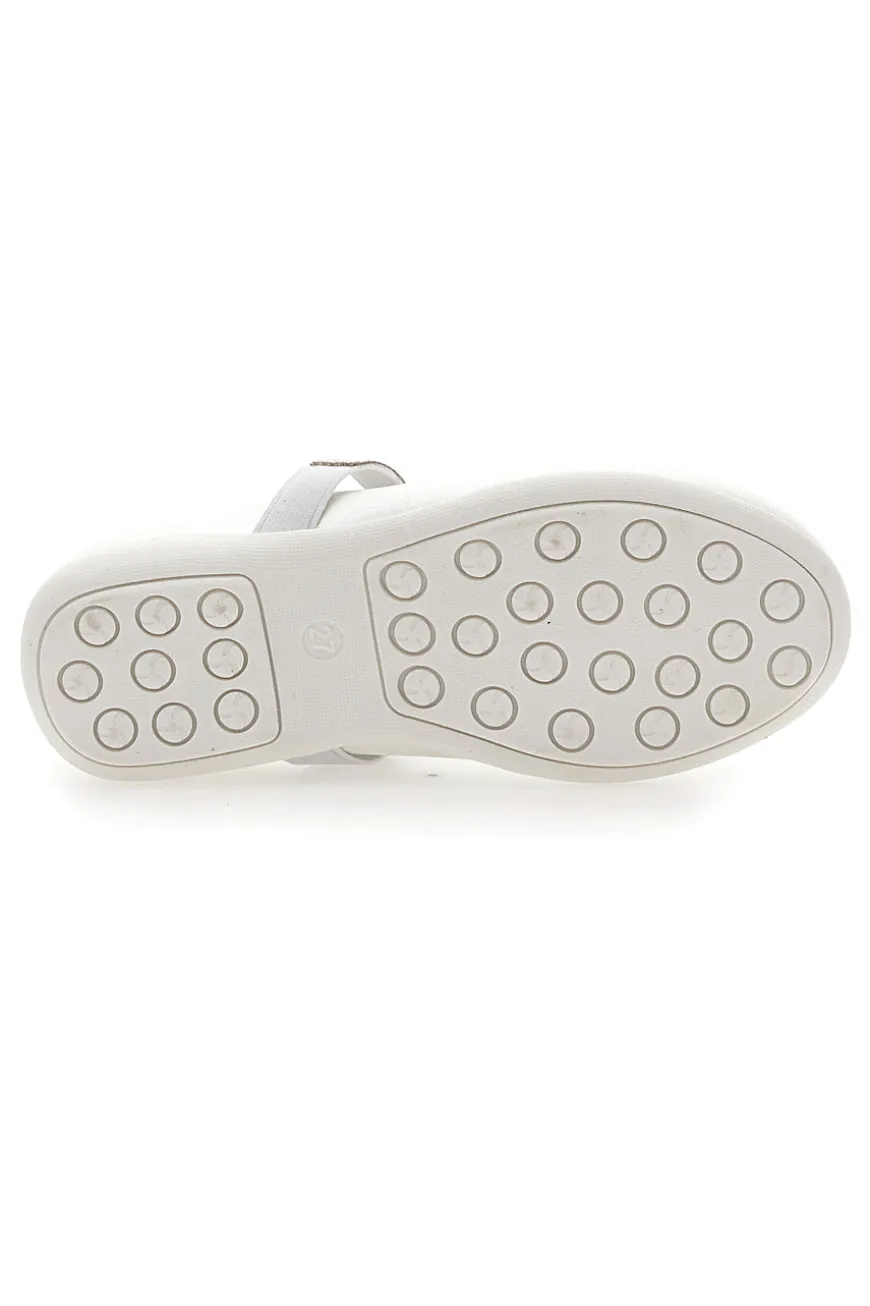 Ballerine Bianco Perlato Con Strass Energy 522