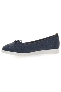 Ballerine Blu con Glitter e Fiocco Decorativo MIO TEMPO MINA362