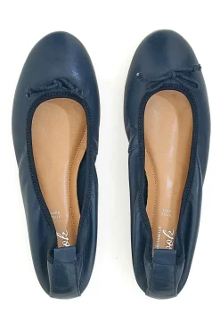 Ballerine Blu In Vera Pelle Pittarello Look 818005