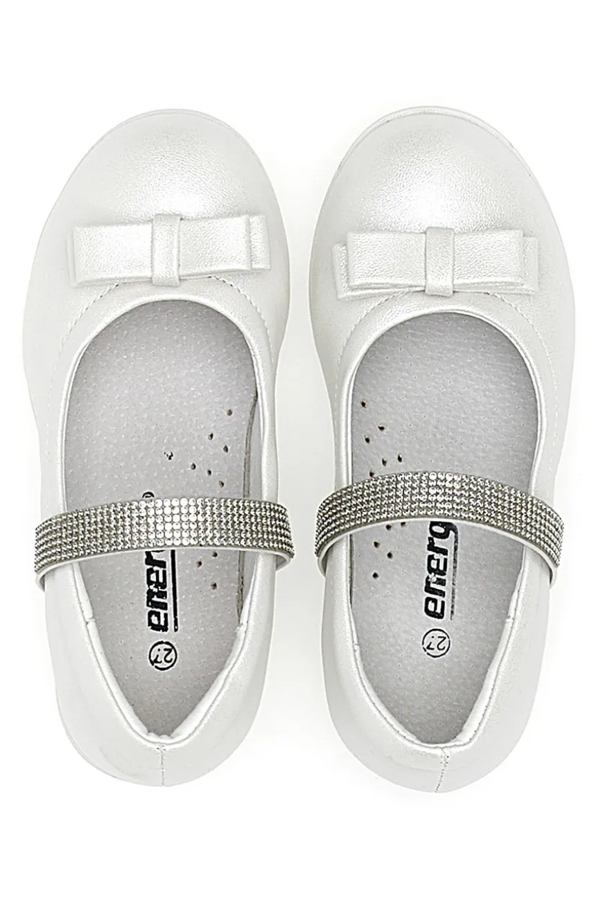 Ballerine con fiocco bianche ENERGY E707