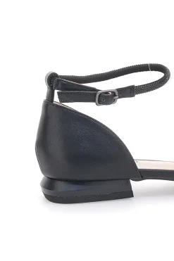 Ballerine Nere a Punta con Strass Neri Mariella Burani 51098