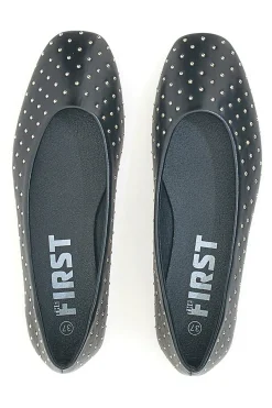 Ballerine nere con borchie The First IDEA13 da Donna