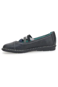 Ballerine Nere Con Elastici Prima Riga 19496FRUIT