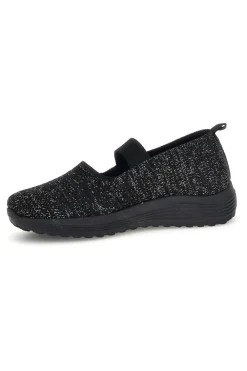 Ballerine nere con fascia elastica Canguro CA1214