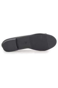 Ballerine Nere con Fibbia Decorativa Oro THE FIRST IDE172