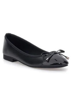 Ballerine nere con fiocco decorativo The First IDE1070