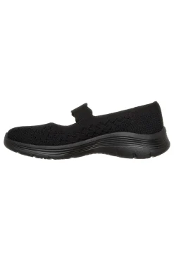Ballerine nere in maglia Skechers BEDFORD CHEERFUL GLOW