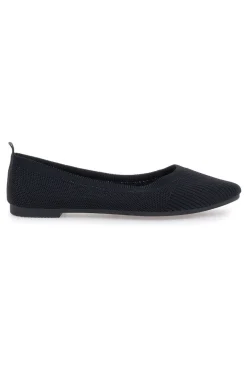 Ballerine nere in tessuto con soletta morbida The First PRESZ42