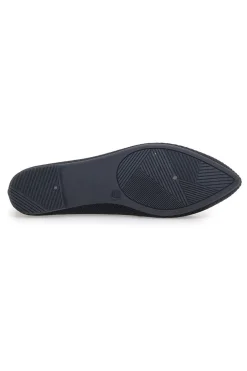 Ballerine nere in tessuto con soletta morbida The First PRESZ42