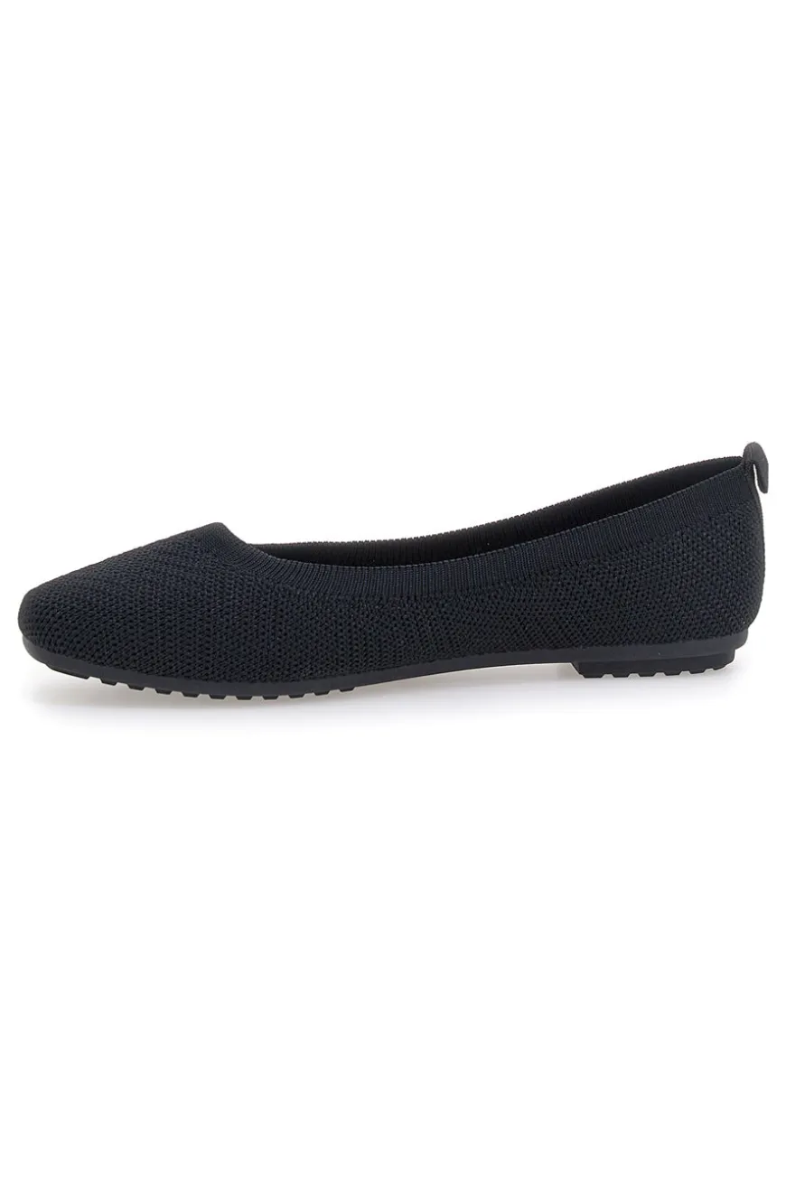 Ballerine nere in tessuto con soletta morbida The First PRE2