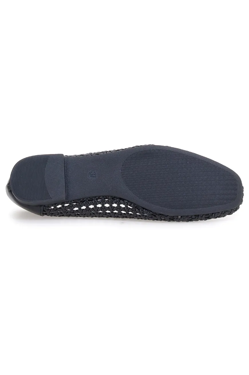 Ballerine nere intrecciate The First IDE11
