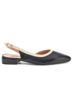 Ballerine Nere Made in Italy con cinturino Pittarello couture 6011