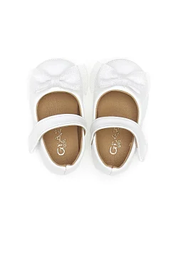 Ballerine Primi Passi Bianche con Cinturino GRAZIE GIRL 39G2501S