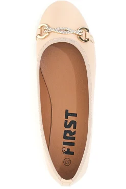 Ballerine rosa con catena decorativa The First IDE172