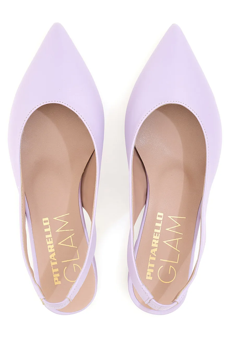 Ballerine Slingback Pittarello Glam 345404 Lilla
