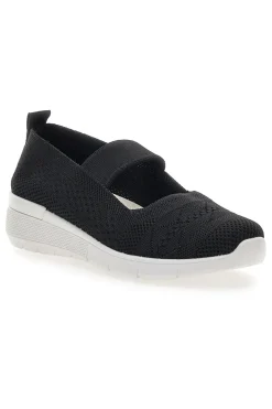Ballerine Sportive Nere con Cinturino Me & Me 090236