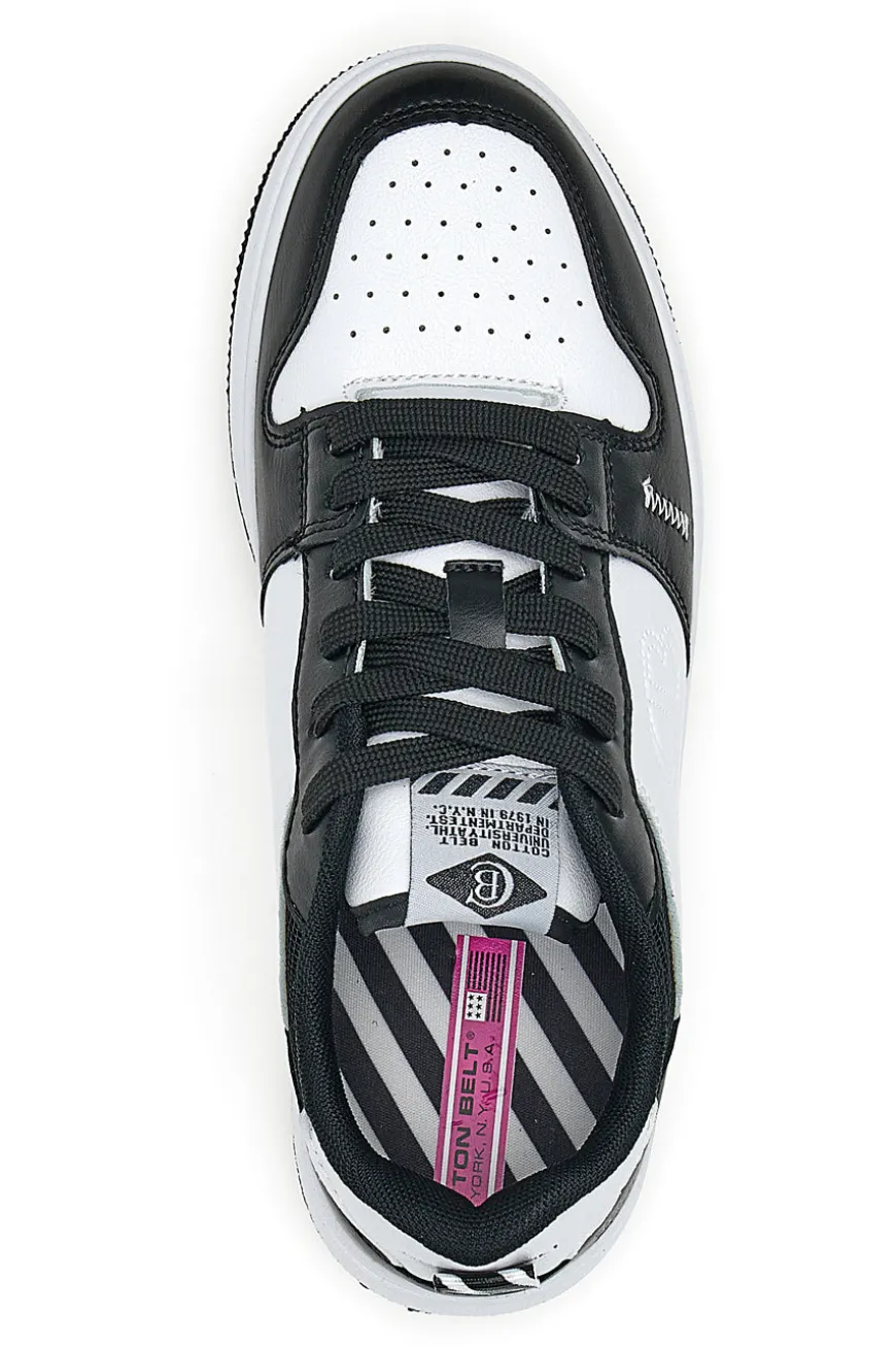 Baumwollgürtel Funky LTH Sneakers Weiß-Schwarz