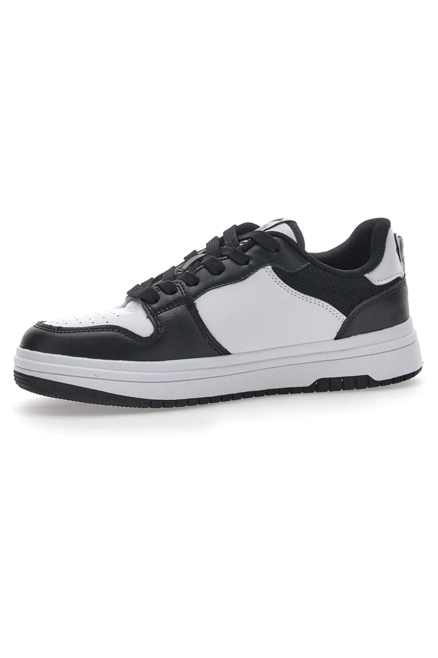 Baumwollgürtel Funky LTH Sneakers Weiß-Schwarz