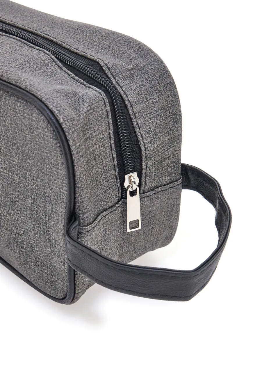 Beauty Case Grigio Con Cerniera Juice Oslo 079