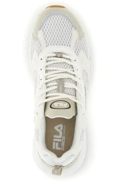 Beige atmungsaktive Mesh-Komfort-Turnschuhe Fila Kreatix Wmn