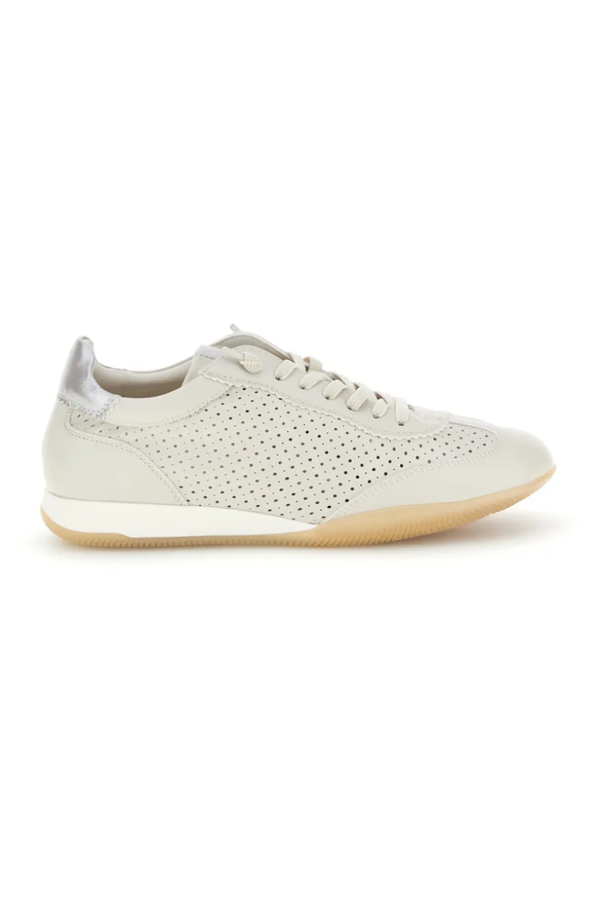 Beige leichte perforierte Turnschuhe Me & me TW26S5813805