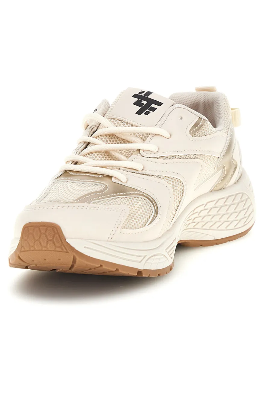 Beige Stoff Turnschuhe 2t2l 3BF137375