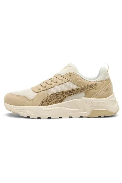Beige und Creme Mesh Puma Trinity 2 Lt Topcat Turnschuhe