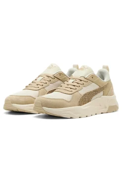Beige und Creme Mesh Puma Trinity 2 Lt Topcat Turnschuhe