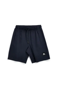 Bermuda blu con stampa laterale e coulisse No limits MABK010S26