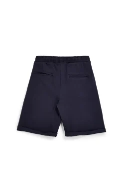 Bermuda blu tessuto in morbida maglia piqué con coulisse Pittarello Tierra pt-m-t-9076