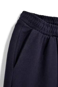 Bermuda blu tessuto in morbida maglia piqué con coulisse Pittarello Tierra pt-m-t-9076