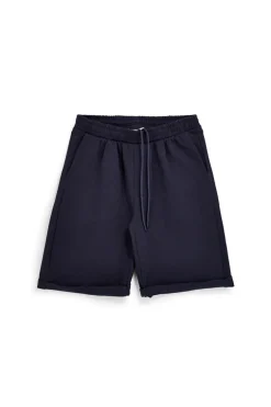 Bermuda blu tessuto in morbida maglia piqué con coulisse Pittarello Tierra pt-m-t-9076