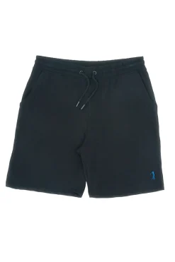 Bermuda neri in cotone con logo ricamato Us golf BE001
