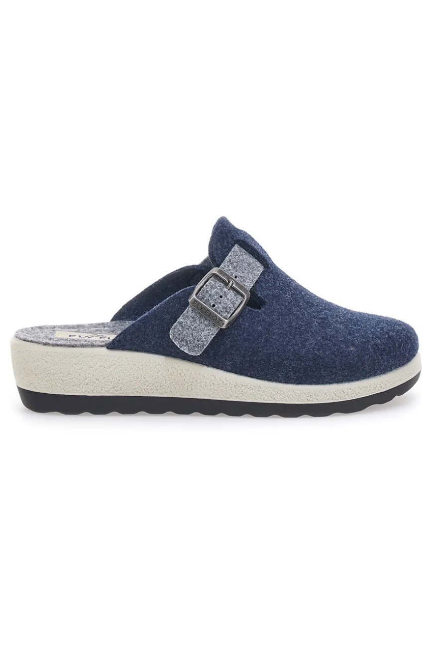 Blaue Fly Flot Hausschuhe 4468