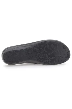 Blaue Stoffpantoffeln Made in Italy Fly Flot 5168
