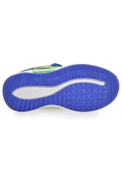 Blaue und grüne Schuhe mit Lichtern und doppeltem Dinosaurierband S8020203T