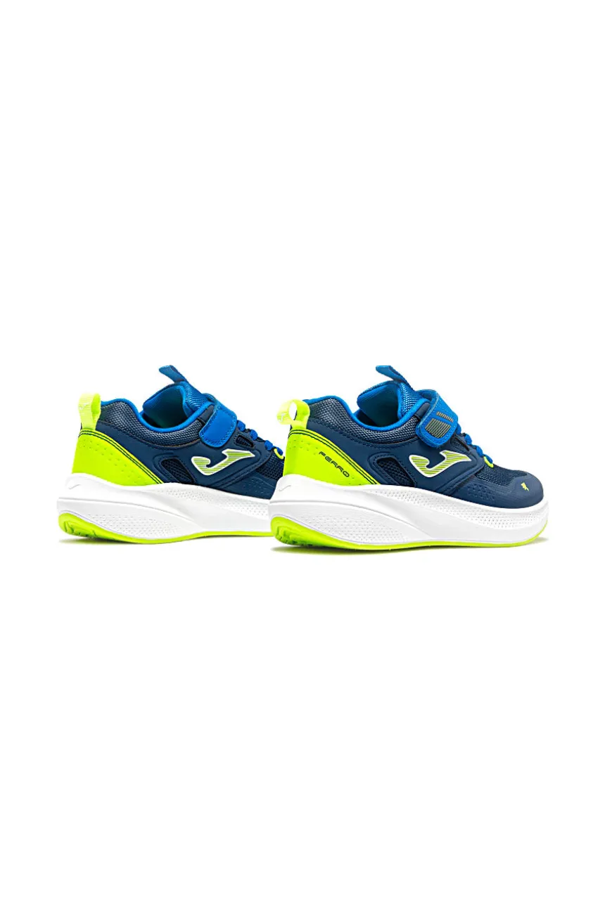 Blaue und neongrüne Laufschuhe mit Riemen Joma JFERRS2603V