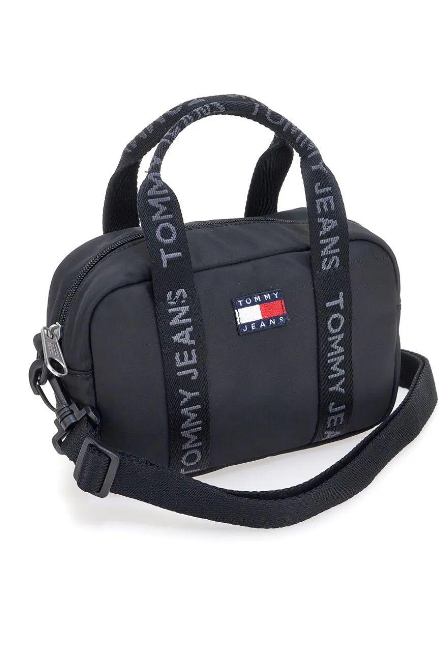 Borsa a mano nera con tracolla logata Tommy Jeans Daily Crossover