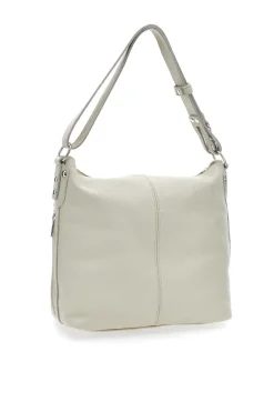 Borsa a spalla bianca in vera pelle New Bag 275